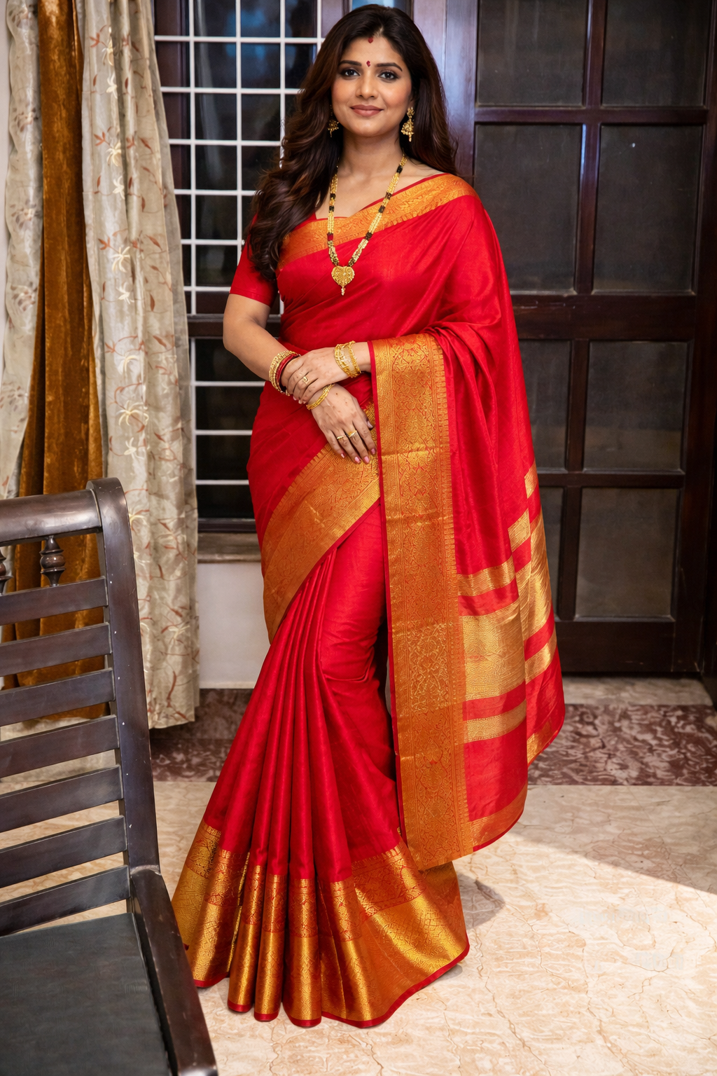 Sindoorika Banarasi Grace Saree
