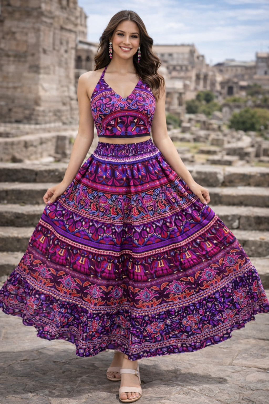 Neelara Boho Lehenga